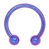 Titanium Circular Barbell - BR – Blurple 2 Titanium Circular Barbell - BR – Blurple -Starfire – Body Jewelry 40011 IndustrialStrengthTitaniumCircularBarbell BR BlurpleSingle16ga3.82