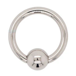 Titanium Captive Bead Ring (CBR) - High Polish