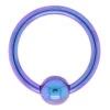 Titanium Captive Bead Ring (CBR) - Blurple -Starfire – Body Jewelry 40014 AnatometalTitaniumCaptiveBeadRingCBRSingle16ga.3.8Blurple1