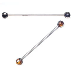 Natural Stone Ball In Prong's Industrial Barbell -Starfire – Body Jewelry 40022 IndustrialStrengthNaturalStoneBallinProng sIndustrialBarbellAsstGroup4mm3 b97b19c6 5569 46d2 bbfa 8d2aa022240a