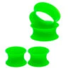 Silicone Skin Eyelets - UV Green -Starfire – Body Jewelry 40046 KaosSoftwearSiliconeSkinEyeletsAsstGroupUVGreen1