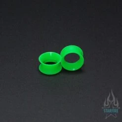 Silicone Skin Eyelets - UV Green -Starfire – Body Jewelry 40046 VG single grande 261905bf effb 4f7d a512 9207330a3c33