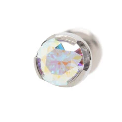 3mm Prong-Set Brilliant-Cut Gem On Flatback -Starfire – Body Jewelry 40065 AnatometalProng SetBrilliant CutGemFlatbackSingleAU Aurora1 c0e0a6fc 2a92 4db7 9549 0164f63803ff