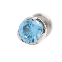 3mm Prong-Set Brilliant-Cut Gem On Flatback -Starfire – Body Jewelry 40065 AnatometalProng SetBrilliant CutGemFlatbackSingleBZ BlueZircon1 956e1a73 2203 4acb 8de5 bb3393fb4d09