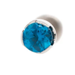 4mm Prong-Set Brilliant-Cut Gem On Flatback -Starfire – Body Jewelry 40065 AnatometalProng SetBrilliant CutGemFlatbackSingleLB LondonBlue1 8d30045c b4fe 42df 9678 9b11c7a79f12