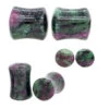 Stone Plugs - Ruby In Zoisite