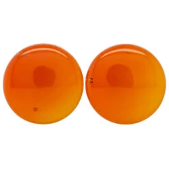 Stone Plugs - Dark Amber Quartz -Starfire – Body Jewelry 40127 OracleBodyJewelryStonePlugsSingleDarkAmberQuartz1.22