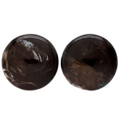 Stone Plugs - Dark Smoky Quartz -Starfire – Body Jewelry 40127 OracleBodyJewelryStonePlugsSingleDarkSmokyQuartz00ga2