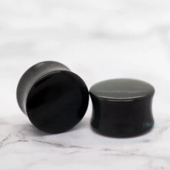 Stone Plugs - Rainbow Obsidian -Starfire – Body Jewelry 40127 OracleBodyJewelryStonePlugszfunkyRainbowFluorite3.4