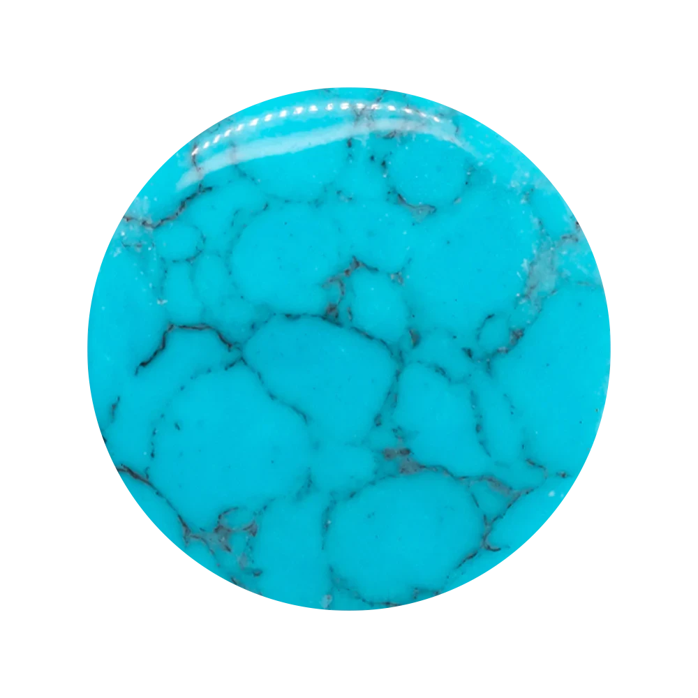 Mayan Style Stone Plugs - Turquoise - Image 4