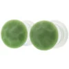 Martele Glass Color Front Plugs - Olive -Starfire – Body Jewelry 40169 GorillaGlassMarteleGlassColorFrontPlugs OliveSingle1
