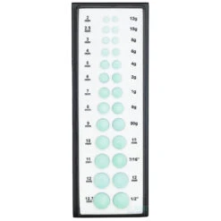 Glass Color Front Plugs Run With Display - Matte -Starfire – Body Jewelry 40170 GorillaGlassGlassColorFrontPlugsRunwithDisplay MatteSingleMint5