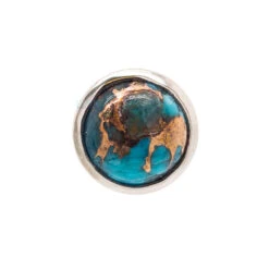 Copper Blue Turquoise In Cup Setting Nostril Screw In Gold -Starfire – Body Jewelry 40190 BodyVision BVLACopperBlueTurquoiseinCupSettingNostrilScrewinGoldSingleWhiteGold2