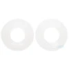 Glass Eyelets - Jade White -Starfire – Body Jewelry 40202 GlasswearStudiosGlassEyelets JadeWhiteSingle1.22