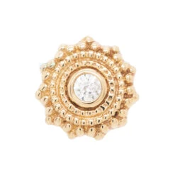 Round Afghan Nostril Screw In Gold With White CZ 13 Round Afghan Nostril Screw In Gold With White CZ -Starfire – Body Jewelry 40206 BodyVision BVLARoundAfghanNostrilScrewinGoldwithWhiteCZ sSingleYellowGold6mm2