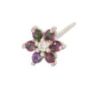 Flower #2 Nostril Screw In Gold With Mystic Topaz & A White CZ -Starfire – Body Jewelry 40212 BVLABodyVisionFlower 2NostrilScrewinGoldwithMysticTopaz WhiteCZSingleWhiteGold1