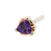 Beaded Trillion Nostril Screw In Gold With Amethyst -Starfire – Body Jewelry 40214 BVLABodyVisionBeadedTrillionNostrilScrewinGoldwithGenuineAmethystSingleYellowGold1 4369b4cd 99ed 4de1 9470 2007b88edc9b