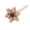 Snowflake Nostril Screw In Gold With Mystic Topaz -Starfire – Body Jewelry 40226 BVLABodyVisionSnowflakeNostrilScrewinGoldwithMysticTopazSingleRoseGold1 eca35116 53a8 45aa a40f 5862553ed7b1