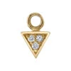 Micro Pave Triangle Charm In Gold With White CZ's -Starfire – Body Jewelry 40229 BodyVision BVLAMicroPaveTriangleCharminGoldwithWhiteCZ sSingleYellowGoldVENDORPHOTO e8576b05 7267 48bd adef 111638e5dc4c