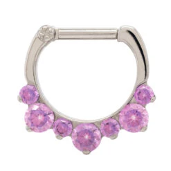 "Odyssey" Helios Clicker #17 With Faceted Gems - 16 Ga. 1/4" Post