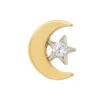 Threadless: Moon End In Gold With Brilliant-Cut Gemmed Star In White Gold -Starfire – Body Jewelry 40238 AnatometalthreadlessMoonEndinGoldwithBrilliant CutGemmedStarinWhiteGoldSingleYellowGoldCZ2 21da5a54 306d 4c93 9f28 a0b057e588e1