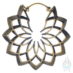 "Merkato" Earrings -Starfire – Body Jewelry 40242 Maya Jewelry Merkato Earrings Brass 3