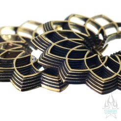 "Merkato" Earrings -Starfire – Body Jewelry 40242 Maya Jewelry Merkato Earrings Brass 4