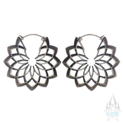 "Merkato" Earrings -Starfire – Body Jewelry 40243 MayaJewelryMerkatoEarringsWhiteBrass1