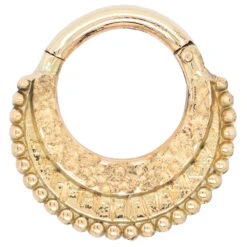 "War Horse" Clicker In Gold 9 "War Horse" Clicker In Gold -Starfire – Body Jewelry 40250 MayaJewelryWarHorseClickerinGoldSingleYellowGold5.161 96c00d90 05eb 4525 8197 39e5d5c4f137