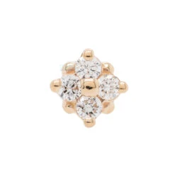 "Reema" Nostril Screw In Gold With DIAMONDS -Starfire – Body Jewelry 40261 BVLABodyVisionReemaNostrilScrewinGoldwithDIAMONDSingle4mmYellowGold2