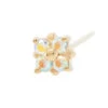 "Reema" Nostril Screw In Gold With Mercury Mist Topaz' -Starfire – Body Jewelry 40261 BVLABodyVisionReemaNostrilScrewinGoldwithMercuryMistTopazSingle4mmYellowGold1