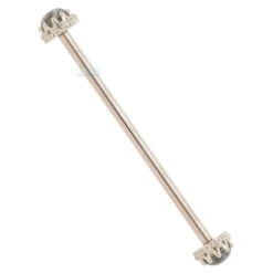 "King" Crown Industrial Barbell In Gold With Genuine Gemstones - Black Tourmalinated Quartz 13 "King" Crown Industrial Barbell In Gold With Genuine Gemstones - Black Tourmalinated Quartz -Starfire – Body Jewelry 40276 AnatometalKingCrownIndustrialBarbellinGoldwithGenuineGemstones BlackTourmalinatedQuartzSingle11.4WhiteGold1 6b51d538 81d2 4473 8f76 885d6a6b80fa