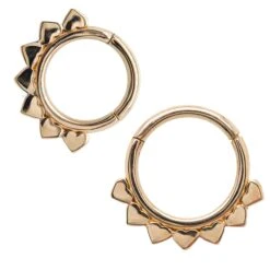 "Jiya" Hinged Ring In Gold