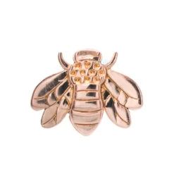 Bee Threaded End In Gold -Starfire – Body Jewelry 40303 LeroiBeeThreadedEndinGoldSingleRoseGold2