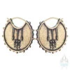 "Moirai" Earrings -Starfire – Body Jewelry 40349 Maya Jewelry Moirai Earrings in Brass 2