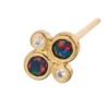 Quad Bezel Cluster Nostril Screw In Gold With Black Opal & White CZ's 1 Quad Bezel Cluster Nostril Screw In Gold With Black Opal & White CZ's -Starfire – Body Jewelry 40371 BVLABodyVisionQuadBezelClusterNostrilScrewinGoldwithBlackOpal WhiteCZ sSingleYellowGold1