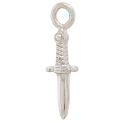 "Slasher Dagger" Charm In Gold