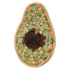 Avocado Threaded End In Gold With Tsavorite & Smoky Quartz