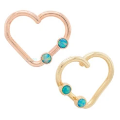 "Heartbreaker" Ring In Gold With Opals