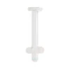 Glass Straight Retainer - Crystal -Starfire – Body Jewelry 40472 GorillaGlassGlassStraightRetainer18ga16ga14gaSingle16ga5.16Crystal2