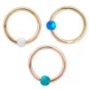 Captive Bead Ring (CBR) In Gold With Orange Opal Captive Bead -Starfire – Body Jewelry 40479 BVLABodyVisionCaptiveBeadRingCBRinGoldwithOpalCaptiveBeadAsstGroup16ga.3.81 5ddb2fbc d14a 4206 9733 34775ee1d158