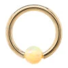 Captive Bead Ring (CBR) In Gold With Limon (Yellow) Opal Captive Bead -Starfire – Body Jewelry 40479 BodyVision BVLACaptiveBeadRing CBR inGoldwithLimon Yellow OpalCaptiveBeadSingleYellowGold14g3.84mm2 6ee6a29e a129 4152 975e 558d21c5ddf7
