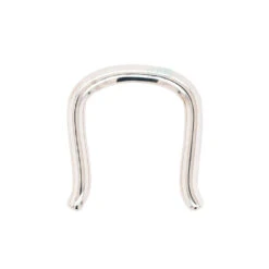 Gold Septum Retainer -Starfire – Body Jewelry 40517 BodyVision BVLAGoldSeptumRetainerSingleWhiteGold2