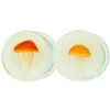 Jellyfish - Amber/Purple On Caribbean Blue Glass Plugs -Starfire – Body Jewelry 40531 GlasswearStudiosJellyfish Amber PurpleonCaribbeanBlueGlassPlugsSingle1.2DoubleFlare1