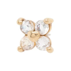 Threadless: "Corazon" End In Gold With CZ