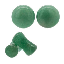 Stone Plugs - Green Aventurine