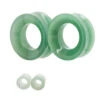 Stone Eyelets - Green Aventurine -Starfire – Body Jewelry 40670 DiabloOrganicsStoneEyelets GreenAventurineAsstGroup1