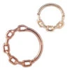 Chain Link Continuous Ring In Gold -Starfire – Body Jewelry 40675 TawapaChainLinkContinuousRinginGoldAsstGroup1