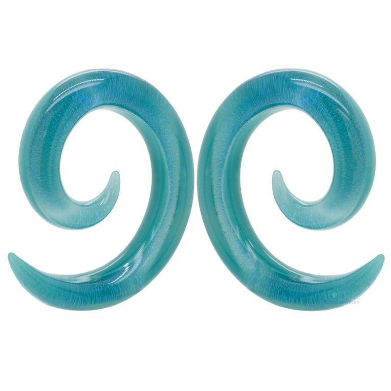 Starfire – Body Jewelry -Starfire – Body Jewelry 40788 GorillaGlassMarCollection2020DichroicGlassSpiralsSingle2ga.RE1 768x768 1
