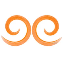 'Mar' Collection 2020 Dichroic Glass Spirals -Starfire – Body Jewelry 40788 GorillaGlassMarCollection2020DichroicGlassSpiralsSingle6ga.CO2